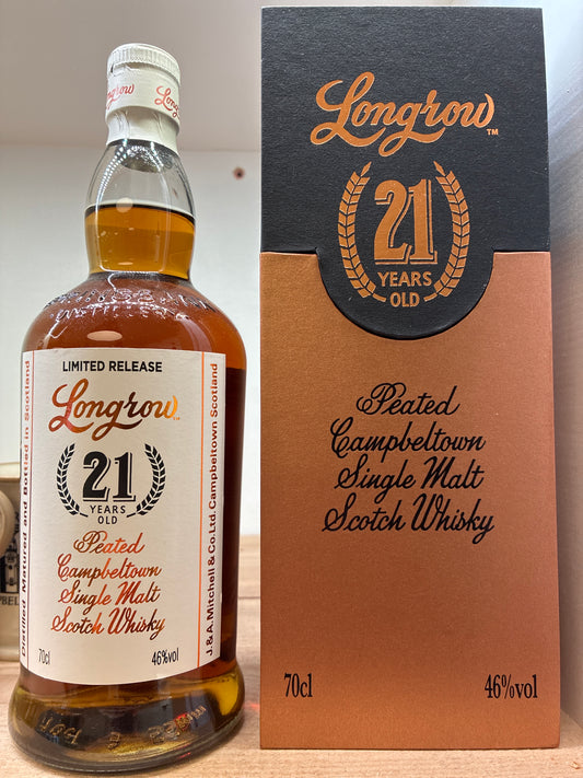 Longrow Peated 21 year old 46% 70cl