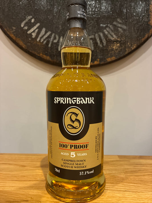 Springbank 5 year old 100 Proof 57.1% 70cl