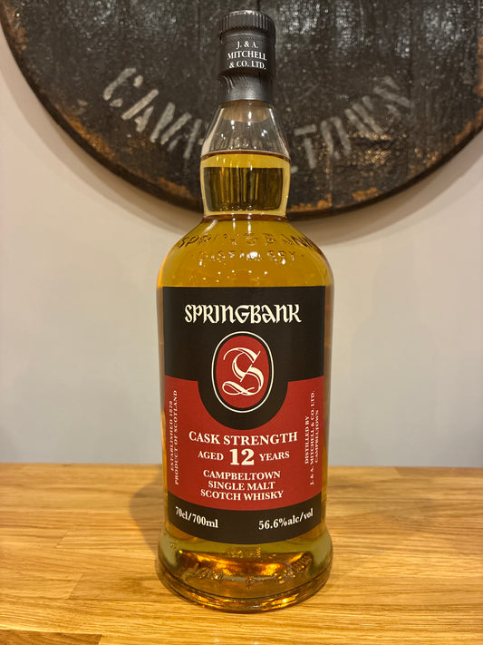 Springbank 12 year old Cask Strength 56.6% 70 cl