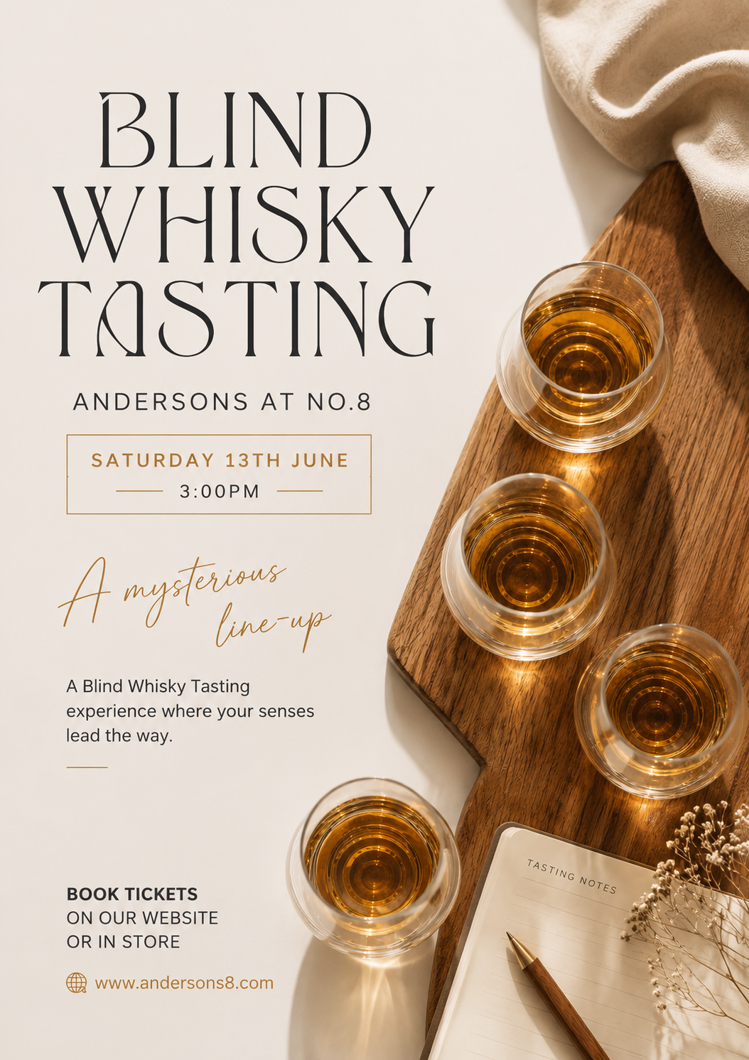 Blind Whisky Tasting at the Chaumer