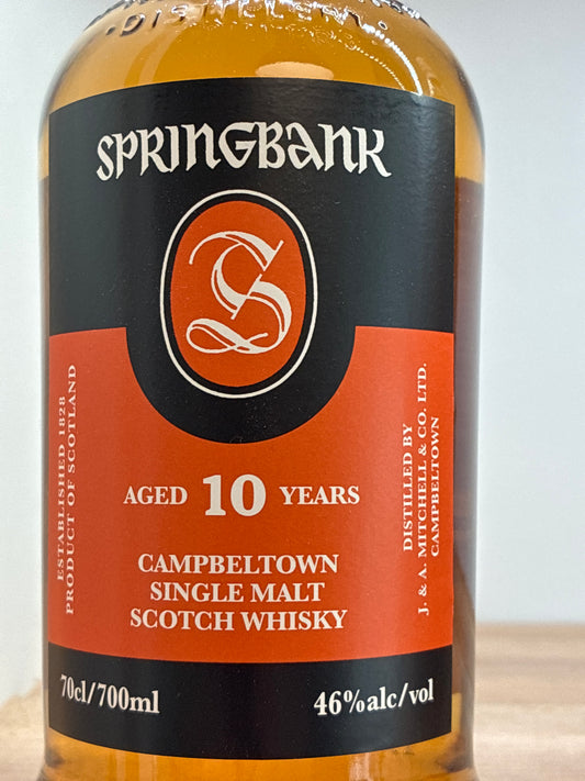 Springbank 10 year old 46% 70cl